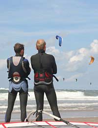 Surfing Kites Downwind Shoreward British
